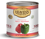 Dehydrated Red and Green Bell Peppers, #10 Can