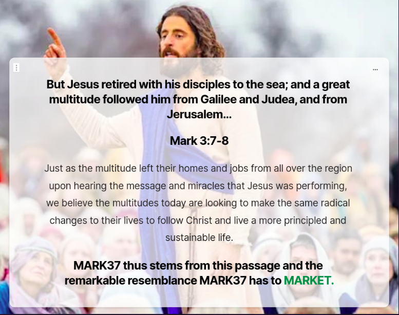 Mark 3:7-8