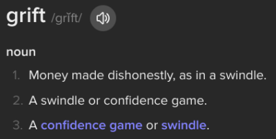 what is grift