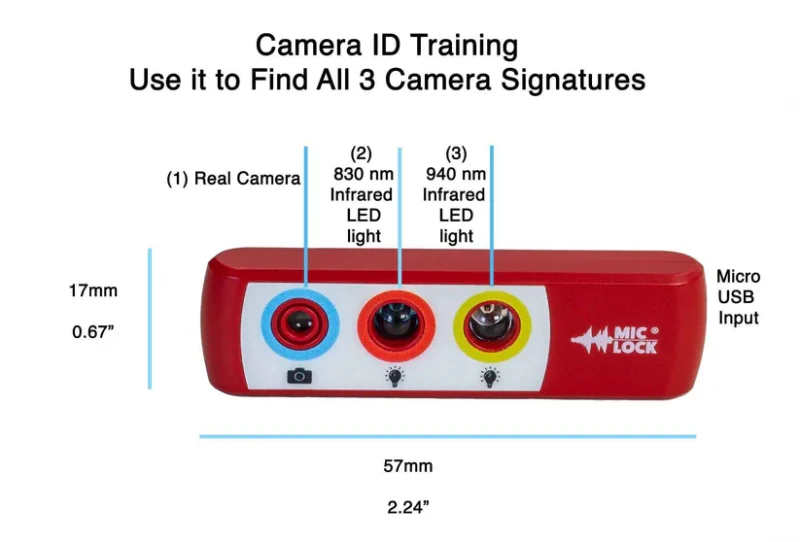 Mic-Lock camera finder trainer